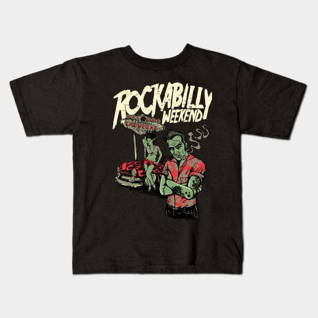 Rockabilly Kids T-Shirt by Elijah101